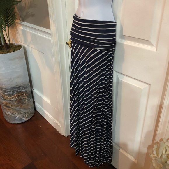 Striped Maxi dress / maxi skirt 2 in 1 size S - Picture 7 of 11